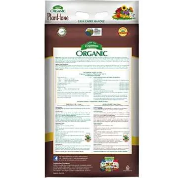 Espoma Organic Plant-Tone 5-3-3 Natural & Organic All Purpose Plant Food;18 lb. Bag; The Original Or...