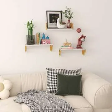 Hoikwo Butterfly Wall Shelves: Floating Decor for All Ages