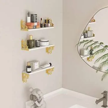 Hoikwo Butterfly Wall Shelves: Floating Decor for All Ages