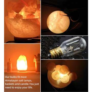 Vinkoe 25 Watt Himalayan Salt Lamp Bulbs – 12 Pack