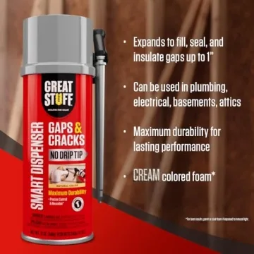 Great Stuff Gaps & Cracks Spray Foam for Insulation