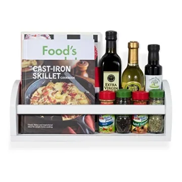 Wallniture Lissa 17" White Shelf for Kids Room Storage