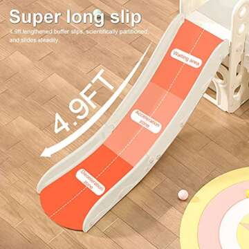 monleelnom Children's Slide for Indoor and Outdoor Fun