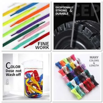 VSUDO Sakura Pink Shoe Laces - Stylish, Durable & Versatile