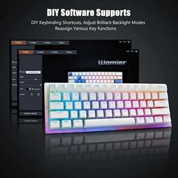 XVX Womier 60% Percent Mechanical Gaming Keyboard