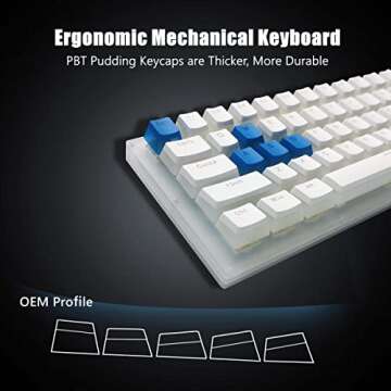 XVX Womier 60% Percent Mechanical Gaming Keyboard
