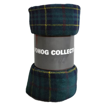 FOHOG Collection Flannel Fleece Silky Soft Throw Blanket - Lightweight & Cozy Microfiber for Home & ...