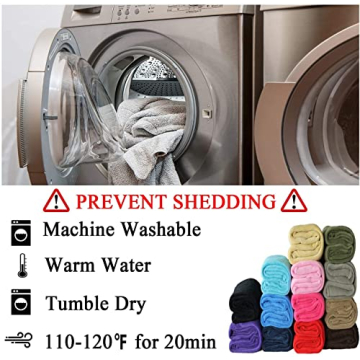 FOHOG Flannel Fleece Throw Blanket - Soft & Lightweight