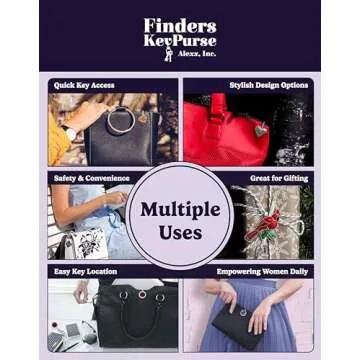 Finders Key Purse - Women’s Key Chain, Key Holder, Keychain Accessories, Key Ring, Cute Keychain, Keychain, Silver Floral