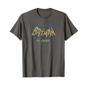 Batman Classic TV Series In Color T-Shirt - Retro Comic Style