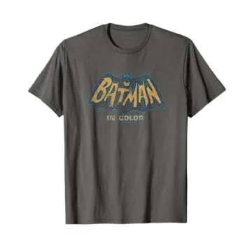 Batman Classic TV Series In Color T-Shirt - Retro Comic Style