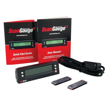 ScanGauge II Ultra Compact 3-in-1 Automotive Computer with Real-Time Fuel Economy Monitoring