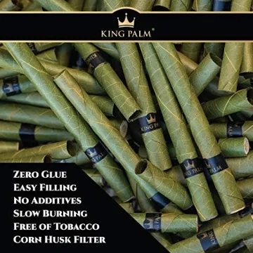 King Palm King Size Natural Pre Roll Leafs - Eco-Friendly Smoke