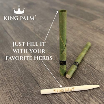 King Palm King Size Natural Pre Roll Leafs - Eco-Friendly Smoke