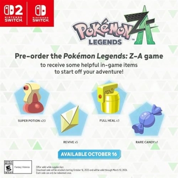 Experience Pokémon™ Legends: Z-A on Nintendo Switch™ 2 – The Ultimate Adventure Awaits!