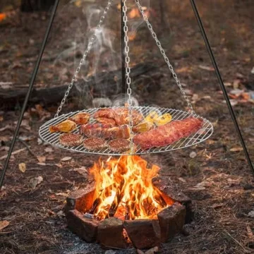 Durable 36-inch Stainless Steel Grilling Grate for Fire Pits