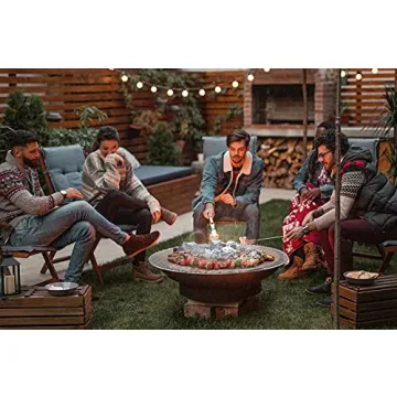 Durable 36-inch Stainless Steel Grilling Grate for Fire Pits