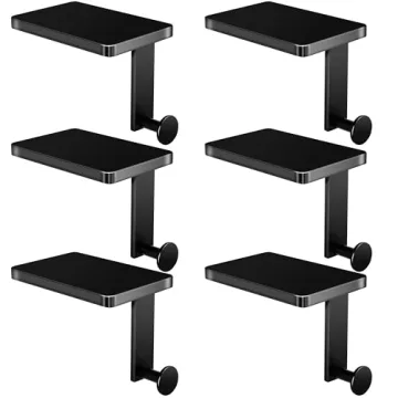 OCTERIC 6 Pcs Weighted Christmas Stocking Holders - Non-Slip Fireplaces