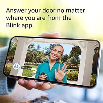 Like-New Blink Video Doorbell with HD Video and Alexa