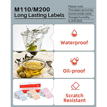 Phomemo M110 Labels - Stylish and Durable Sticker Labels
