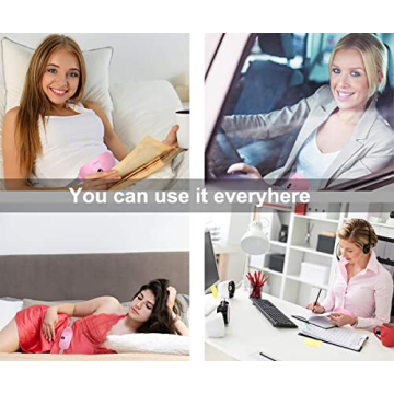 Portable Cordless Heating Pad with Massage Functions and Style