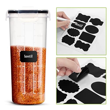 Utopia Kitchen Cereal Containers - Airtight Food Storage