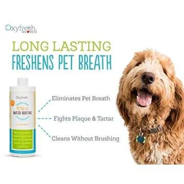 Oxyfresh Premium Pet Dental Care Solution Pet Water Additive: Best Way to Eliminate Bad Dog Breath a...