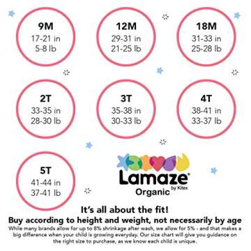 Lamaze Organic Baby baby boys Short Sleeve Tight Fit Sleepwear Sleepers, Blue Whales, 12 Months US