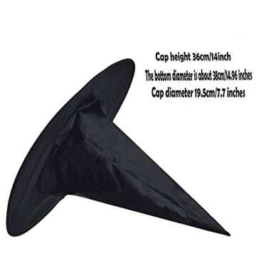 zengxiaoyun 5Pcs Witches Hat,Halloween Witches Hats Decor,For Decoration Of Large Halloween Party Supplies