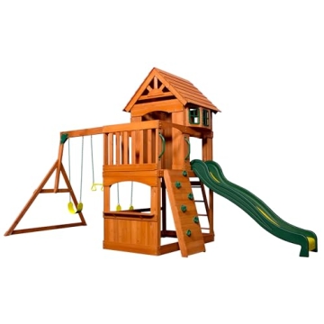 Backyard Discovery Atlantis All Cedar Wooden Swing Set