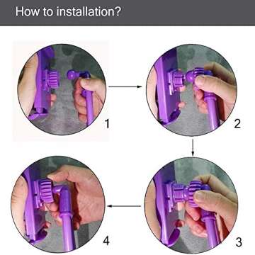 Chapter Seven Universal Smart Mobile Phone Stand,Hanging on Neck Cell Phone Mount Holder, Flexible Lazy Bracket DIY Free Rotating for Multiple Functions (Black) (Pink)