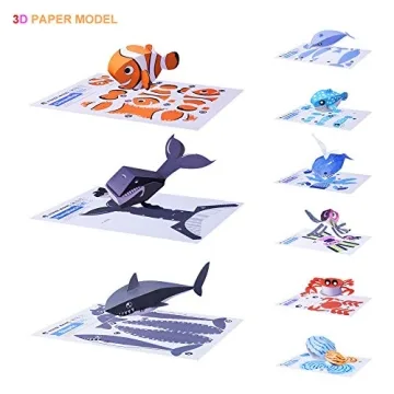 TRAVER DREAM 3D Paper Art Craft Kit for Kids DIY Fun