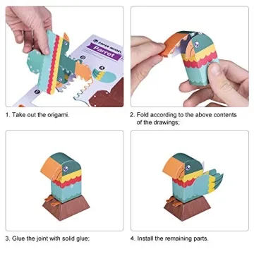 TRAVER DREAM 3D Paper Art Craft Kit for Kids DIY Fun