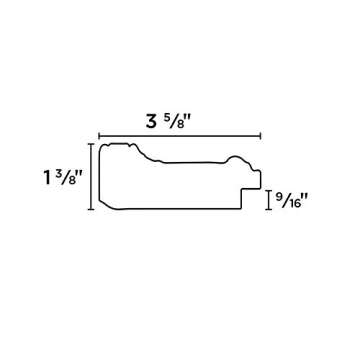 Museum Plein Aire Ornate Picture Frame - 20x24, Antique Black W/Gold Oil Painting Frames | Hand Leafed High-End Antique Style Frames | Open Back Frames with No Glass or Backing