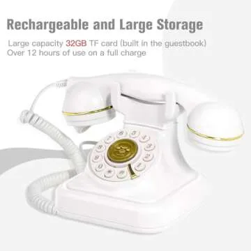 Record Memories with the Audio Guest Book Wedding Phone