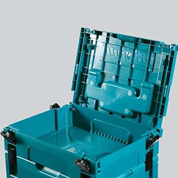Makita Stackable Interlocking Tool Case for Organization