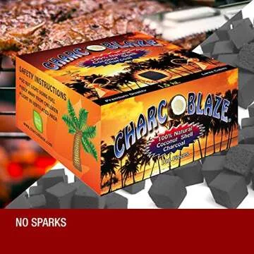 Natural Coconut Hookah Coals - 108 Charcoblaze Cubes