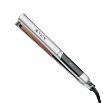Revlon Copper Smooth Hair Flat Iron | Frizz Control for Fast and Shiny Styles, (XL 1 in)