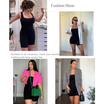 Popilush Shapewear Jumpsuits with Built-in Bra for Women