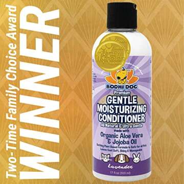 Bodhi Dog Gentle Moisturizing Dog Conditioner - Soothing Plant-Based Formula with Aloe Vera & Jojoba...