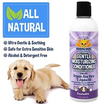 Gentle Pet Conditioner with Natural Ingredients & Lavender