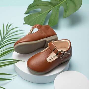 Stylish Toddler Mary Jane Dress Shoes for Girls