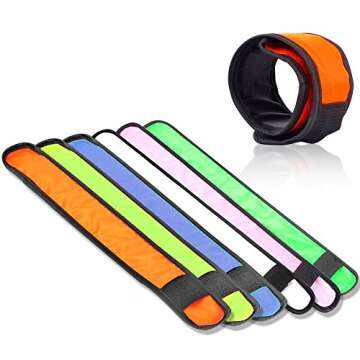 Esonstyle LED Light Up Slap Bracelets for Night Safety