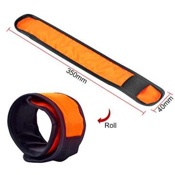 Esonstyle LED Light Up Slap Bracelets for Night Safety