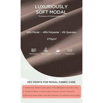 ODODOS Women's Soft Wide Leg Pants with Adjustable Waist