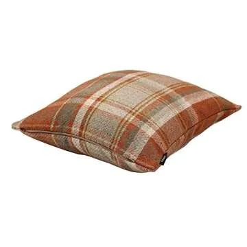 McAlister Textiles Heritage Tartan Throw Cushion Covers 17 x 17 Inches. Highlands Scatter Pillows fo...