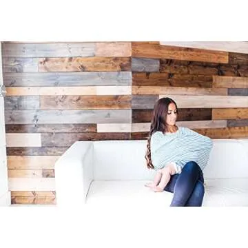 Copper Pearl Multi-Use Cover: Car Seat Covers, Nursing Cover, and Stroller Cover for Sun - Stretchy Fabric, All-Season Use, Stylish Designs, Easy Access for Moms - Finn