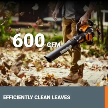 WORX Trivac 3-in-1 Electric Leaf Blower Mulcher Vacuum WG512