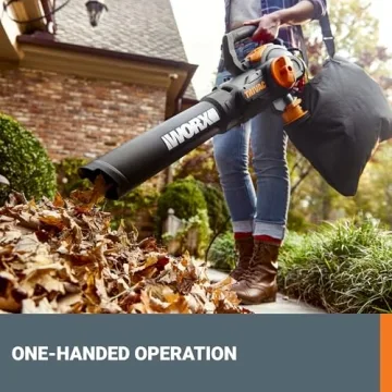 WORX Trivac 3-in-1 Electric Leaf Blower Mulcher Vacuum WG512