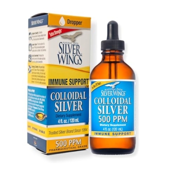 Natural Path Silver Wings Colloidal Silver 500ppm Supplement